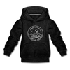 Pennsylvania Youth Hoodie - State Design Youth Pennsylvania Hooded Sweatshirt - charcoal gray