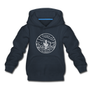 Texas Youth Hoodie - State Design Youth Texas Hooded Sweatshirt - navy