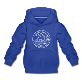 North Dakota Youth Hoodie - State Design Youth North Dakota Hooded Sweatshirt