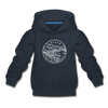 Oregon Youth Hoodie - State Design Youth Oregon Hooded Sweatshirt - navy