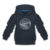 Oregon Youth Hoodie - State Design Youth Oregon Hooded Sweatshirt - navy