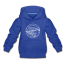 Oregon Youth Hoodie - State Design Youth Oregon Hooded Sweatshirt - royal blue