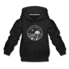 South Carolina Youth Hoodie - State Design Youth South Carolina Hooded Sweatshirt - black