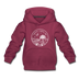 South Carolina Youth Hoodie - State Design Youth South Carolina Hooded Sweatshirt - burgundy