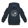 South Carolina Youth Hoodie - State Design Youth South Carolina Hooded Sweatshirt - navy