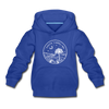 South Carolina Youth Hoodie - State Design Youth South Carolina Hooded Sweatshirt - royal blue
