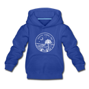 South Carolina Youth Hoodie - State Design Youth South Carolina Hooded Sweatshirt - royal blue
