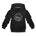 South Dakota Youth Hoodie - State Design Youth South Dakota Hooded Sweatshirt - black