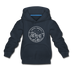 South Dakota Youth Hoodie - State Design Youth South Dakota Hooded Sweatshirt - navy