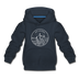 Oklahoma Youth Hoodie - State Design Youth Oklahoma Hooded Sweatshirt - navy