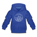 Oklahoma Youth Hoodie - State Design Youth Oklahoma Hooded Sweatshirt - royal blue