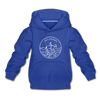 Oklahoma Youth Hoodie - State Design Youth Oklahoma Hooded Sweatshirt - royal blue