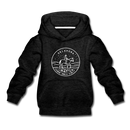 Oklahoma Youth Hoodie - State Design Youth Oklahoma Hooded Sweatshirt - charcoal gray