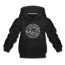 Tennessee Youth Hoodie - State Design Youth Tennessee Hooded Sweatshirt - black
