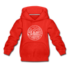 Virginia Youth Hoodie - State Design Youth Virginia Hooded Sweatshirt - red