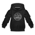 Wyoming Youth Hoodie - State Design Youth Wyoming Hooded Sweatshirt - black