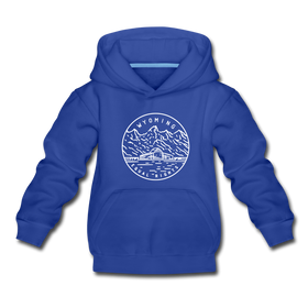 Wyoming Youth Hoodie - State Design Youth Wyoming Hooded Sweatshirt