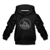 Utah Youth Hoodie - State Design Youth Utah Hooded Sweatshirt - charcoal gray