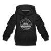 Washington Youth Hoodie - State Design Youth Washington Hooded Sweatshirt - black