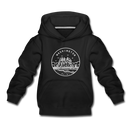 Washington Youth Hoodie - State Design Youth Washington Hooded Sweatshirt - black