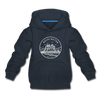 Washington Youth Hoodie - State Design Youth Washington Hooded Sweatshirt - navy