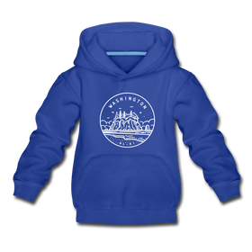 Washington Youth Hoodie - State Design Youth Washington Hooded Sweatshirt