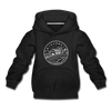 Wisconsin Youth Hoodie - State Design Youth Wisconsin Hooded Sweatshirt - black