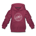 Wisconsin Youth Hoodie - State Design Youth Wisconsin Hooded Sweatshirt - burgundy