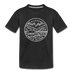 Alaska Toddler T-Shirt - State Design Alaska Toddler Tee - black