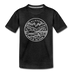 Alaska Toddler T-Shirt - State Design Alaska Toddler Tee - charcoal gray