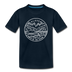 Alaska Toddler T-Shirt - State Design Alaska Toddler Tee - deep navy