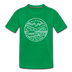 Alaska Toddler T-Shirt - State Design Alaska Toddler Tee - kelly green