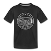 Alabama Toddler T-Shirt - State Design Alabama Toddler Tee - black