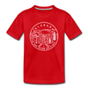 Alabama Toddler T-Shirt - State Design Alabama Toddler Tee - red