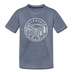 Alabama Toddler T-Shirt - State Design Alabama Toddler Tee - heather blue