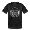 Alabama Toddler T-Shirt - State Design Alabama Toddler Tee - charcoal gray
