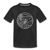 Arkansas Toddler T-Shirt - State Design Arkansas Toddler Tee - black