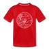 Arkansas Toddler T-Shirt - State Design Arkansas Toddler Tee - red