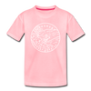 Arkansas Toddler T-Shirt - State Design Arkansas Toddler Tee - pink