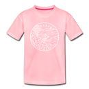 Arkansas Toddler T-Shirt - State Design Arkansas Toddler Tee - pink