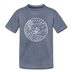 Arkansas Toddler T-Shirt - State Design Arkansas Toddler Tee - heather blue