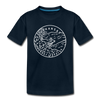 Arkansas Toddler T-Shirt - State Design Arkansas Toddler Tee - deep navy