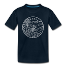 Arkansas Toddler T-Shirt - State Design Arkansas Toddler Tee - deep navy