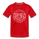 Arizona Toddler T-Shirt - State Design Arizona Toddler Tee - red