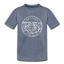 Arizona Toddler T-Shirt - State Design Arizona Toddler Tee - heather blue