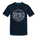 Arizona Toddler T-Shirt - State Design Arizona Toddler Tee - deep navy