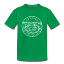 Arizona Toddler T-Shirt - State Design Arizona Toddler Tee - kelly green