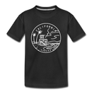California Toddler T-Shirt - State Design California Toddler Tee - black