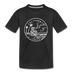California Toddler T-Shirt - State Design California Toddler Tee - black
