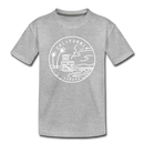 California Toddler T-Shirt - State Design California Toddler Tee - heather gray